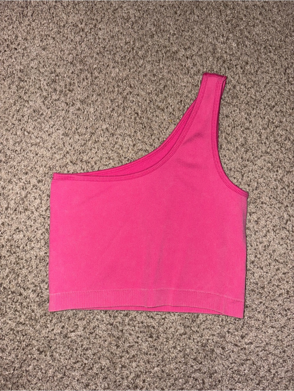 JoyLab Hot Pink One-Shoulder Crop Top